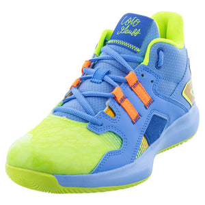 Juniors` Coco CG1 Tennis Shoes Blue and Green Footwear New Balance