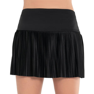 Womens 14.5 Inch Pleated Tennis Skirt Black Apparel K-Swiss