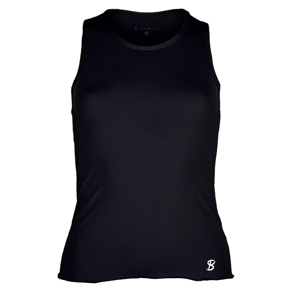 Women's Bella Lite Tank Tie Black Apparel Sofibella