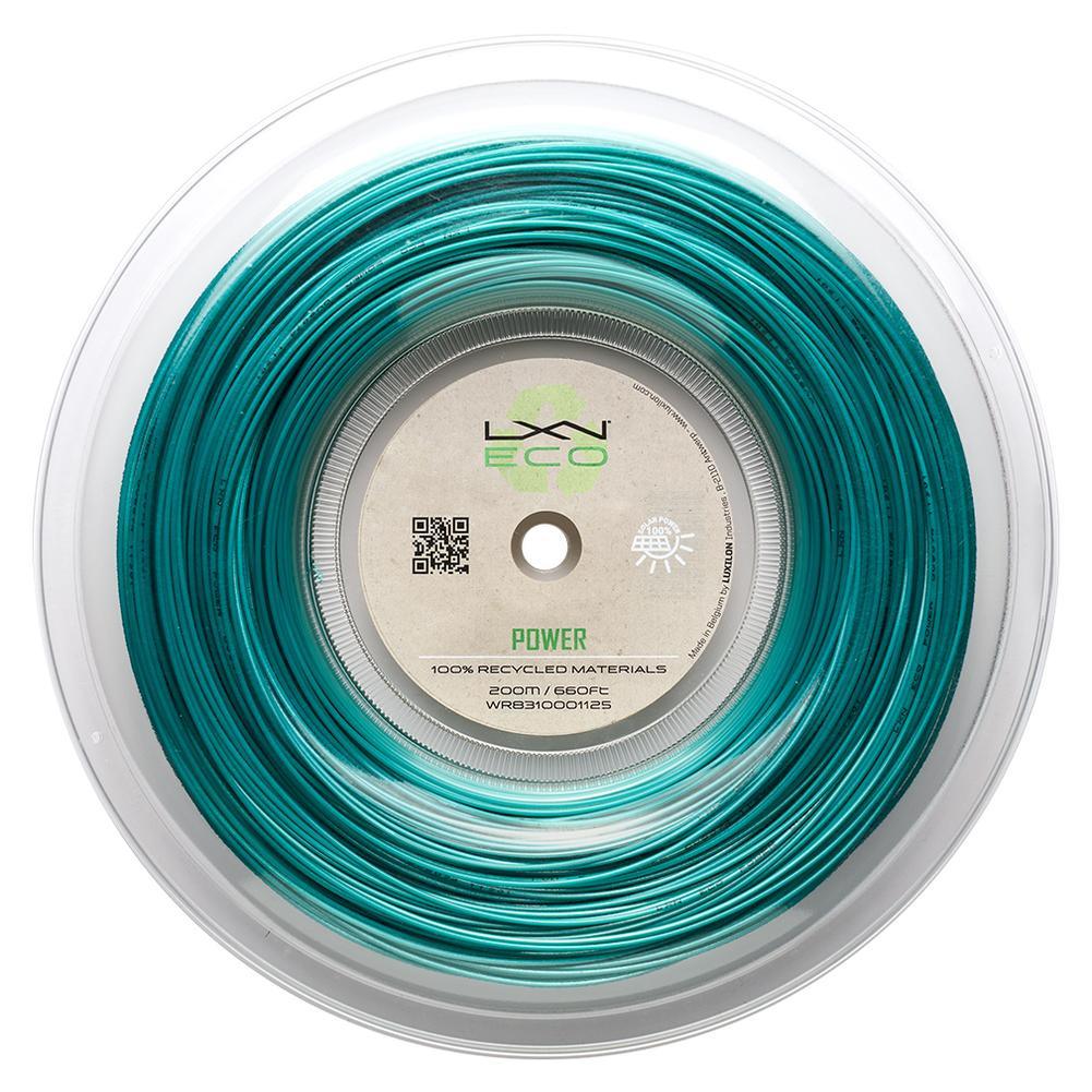 Eco Power 125 Tennis String Reel Teal Strings Luxilon