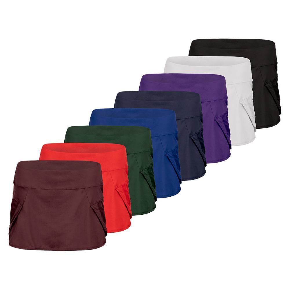 Women's Team Pulse Wave Tennis Skort Apparel Lucky In Love