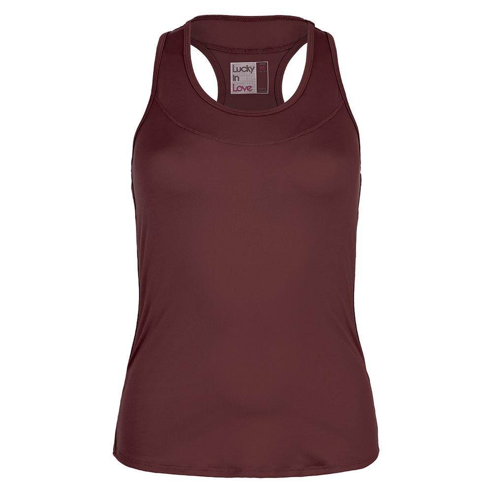 Women's Team Racerback Tennis Tank Apparel Lucky In Love