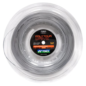 POLYTOUR DRIVE 125/16L Tennis String Reel Silver Strings Yonex