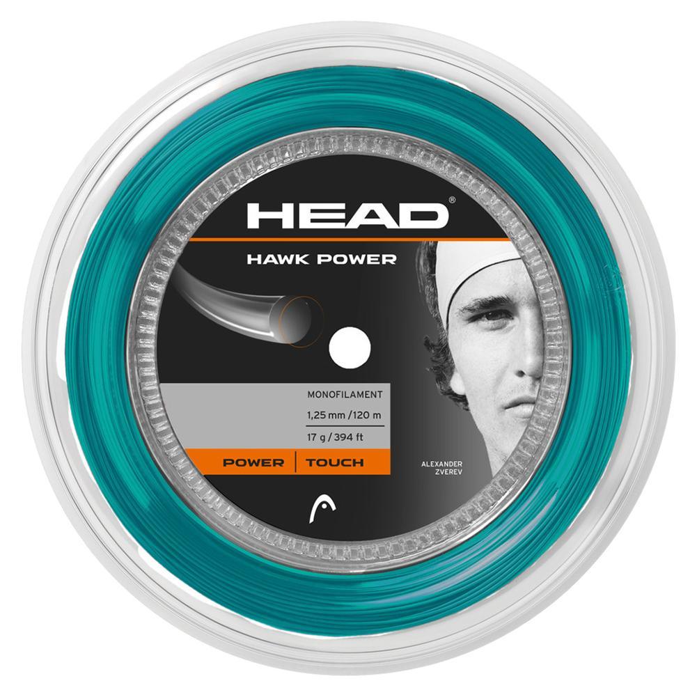 Hawk Power 17G Tennis String Reel Petrol Strings Head