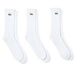 Men`s Core Performance Solid Jersey Tennis Tube Socks 3 Pack Socks Lacoste