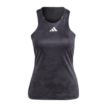 Women's Paris HEAT.RDY Y-Back Tennis Tank Carbon Apparel Adidas