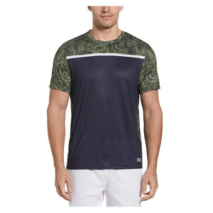 Men`s Graffiti Printed Block Tennis Crew Apparel Grand Slam