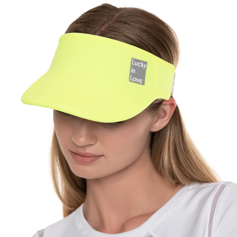 Women`s Lucky Logo Stretch Tennis Visor Apparel Lucky In Love