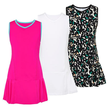 Girls` Essentials Pleated Tennis Dress Apparel Fila