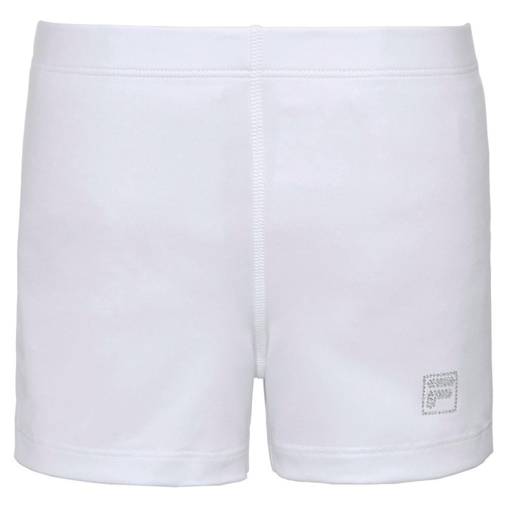 Girls' Essentials Tennis Ball Short White Apparel Fila