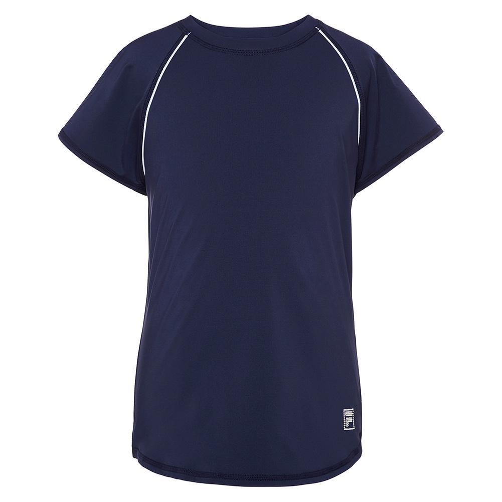 Girls` Essentials Short Sleeve Tennis Top Apparel Fila