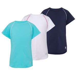 Girls` Essentials Short Sleeve Tennis Top Apparel Fila