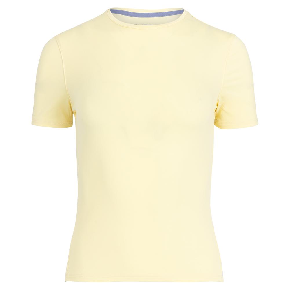 Women`s Alexa Short Sleeve Tennis Crew Neck Lemonade Apparel Inphorm