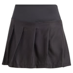 Women's Pleat Tennis Skort Black and Luclem Adidas