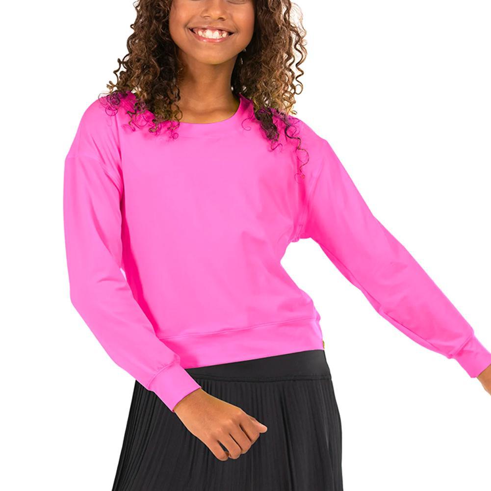 Girls' Hype Tennis Long Sleeve Apparel Lucky In Love