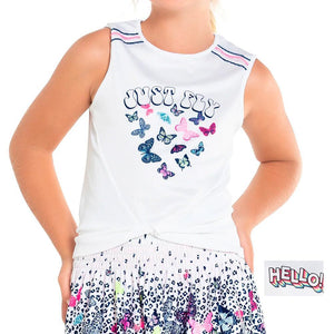 Girl's Tennis Tank Apparel Lucky In Love