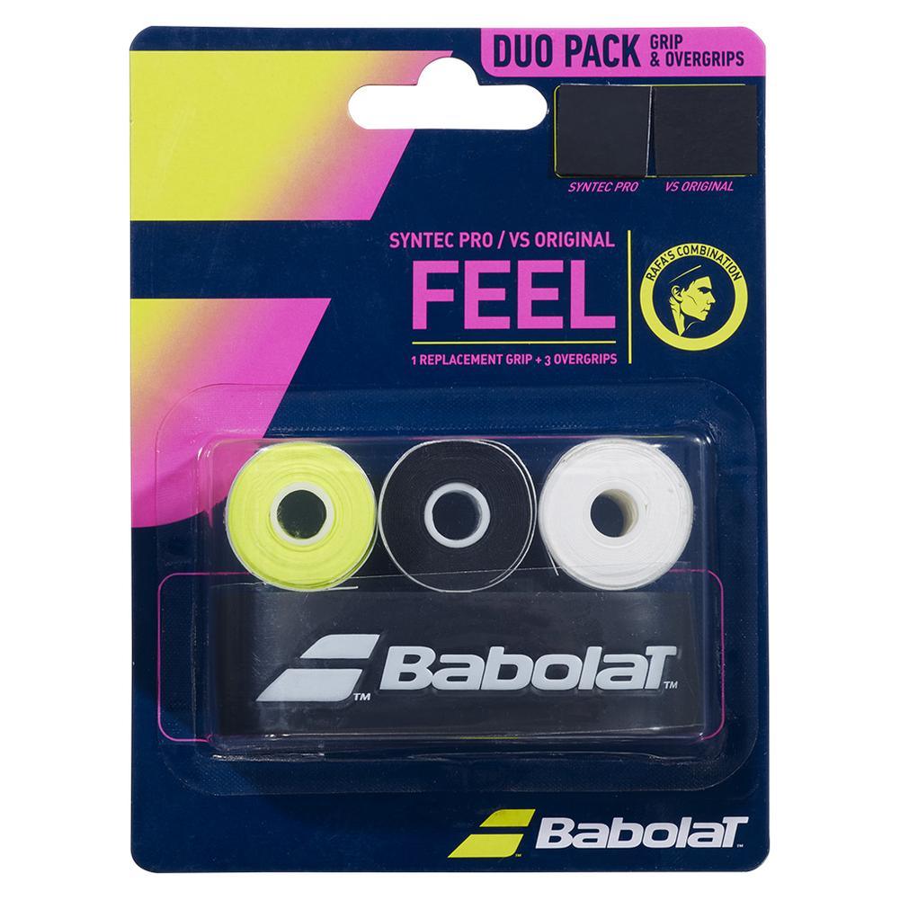 Duo Pack Rafa Syntec Pro X1 + VS Original X3 Black and Yellow Babolat