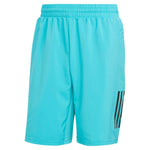 Men's Club 7 inch 3 Stripe Tennis Shorts Lucid Cyan Adidas