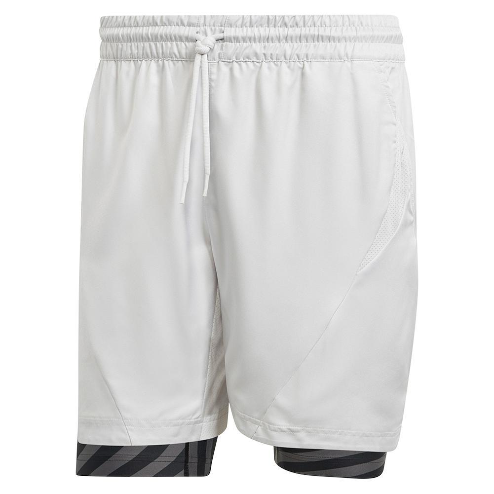 Men's 2N1 Pro Tennis Short Grey One Adidas