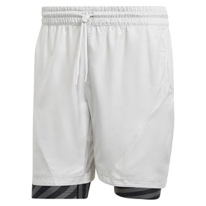 Men's 2N1 Pro Tennis Short Grey One Adidas