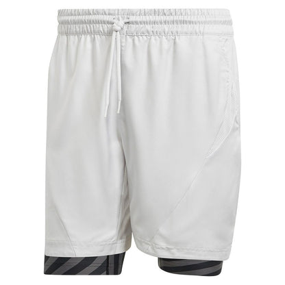 Men's 2N1 Pro Tennis Short Grey One Adidas