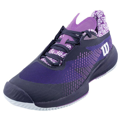 Women's Kaos Swift 1.5 Tennis Shoes Navy Blazer and Royal Lilac Footwear Wilson