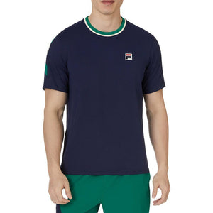 Men's Heritage Short Sleeve Tennis Crew Apparel Fila