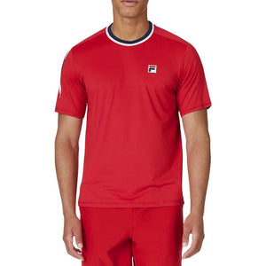 Men's Heritage Short Sleeve Tennis Crew Apparel Fila