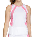 Womens Kesha Tennis Tank Camelia Pink Apparel Tail