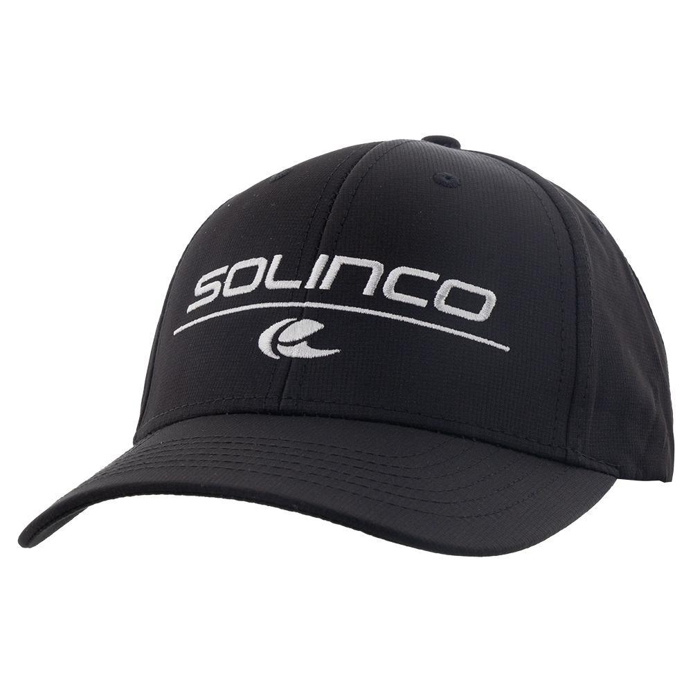 All Court Performance Cap Black and Silver Solinco