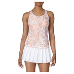 Womens Deuce Court Printed Racerback Tennis Tank Animal Apparel Fila