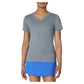 Women`s Short Sleeve V-Neck Pickleball Top Apparel Fila