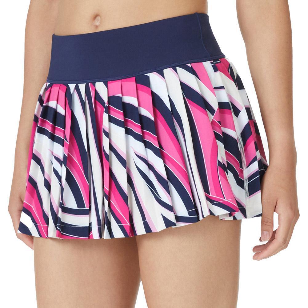 Women`s Heritage Pleated Woven Tennis Skort Apparel Fila