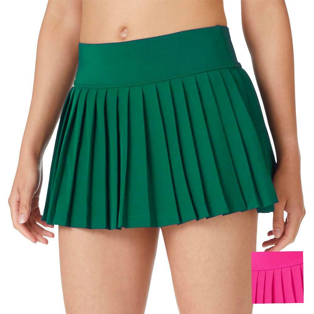 Women`s Heritage Pleated Woven Tennis Skort Apparel Fila