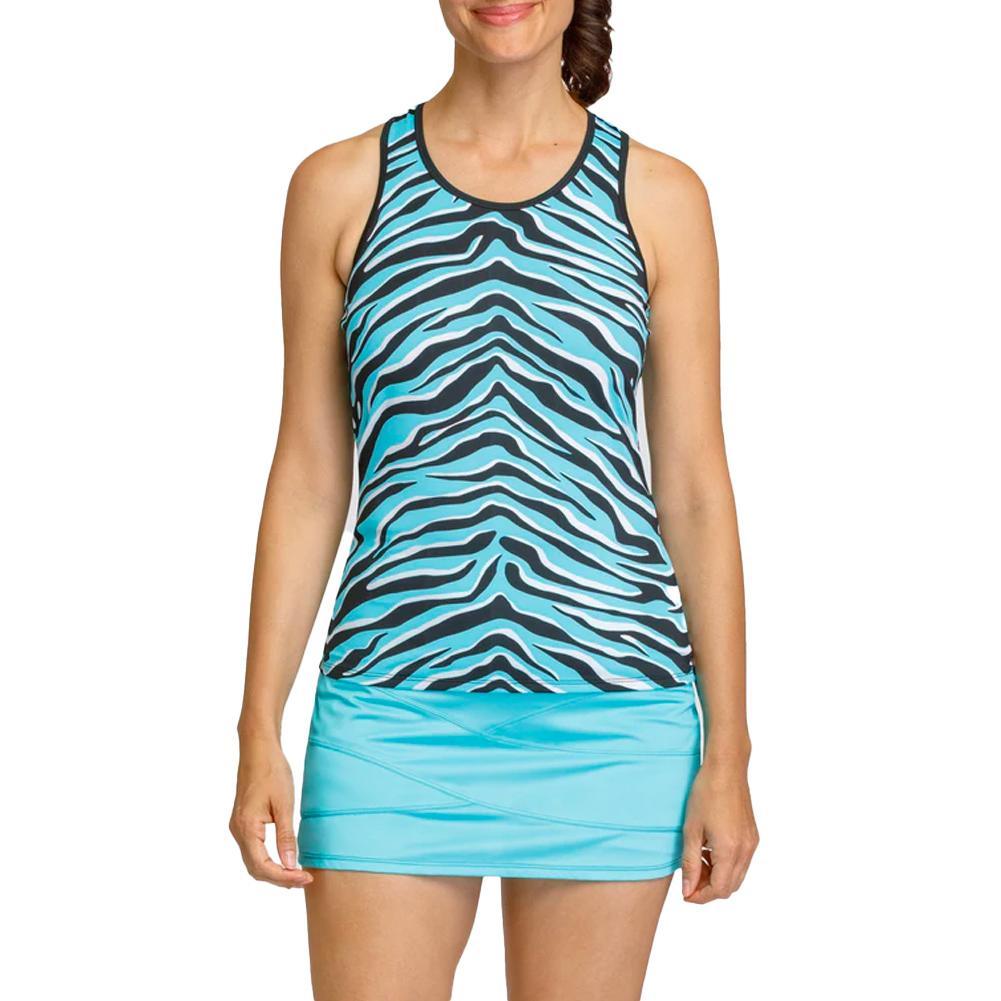 Women's Nessie Tennis Tank Mountain Zebra Apparel Tail