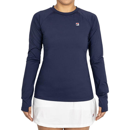 Womens Essentials Long Sleeve UV Blocker Tennis Top Apparel Fila