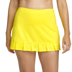 Women's Maple 13.5 Inch Tennis Skort Buttercup Apparel Tail