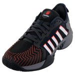 Men's Pickleball Supreme Shoes Jet Black and Steel Gray Footwear K-Swiss