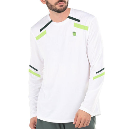 Men's Urban Camo Long Sleeve Tennis Top Apparel K-Swiss