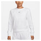 Women's Dri-Fit One Crew-Neck French Terry Sweatshirt Apparel Nike