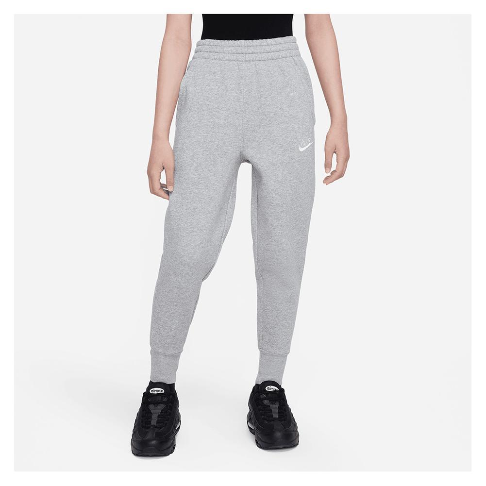 Girl's Club Fleece High-Waisted Fitten Pants Apparel Nike