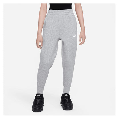 Girl's Club Fleece High-Waisted Fitten Pants Apparel Nike