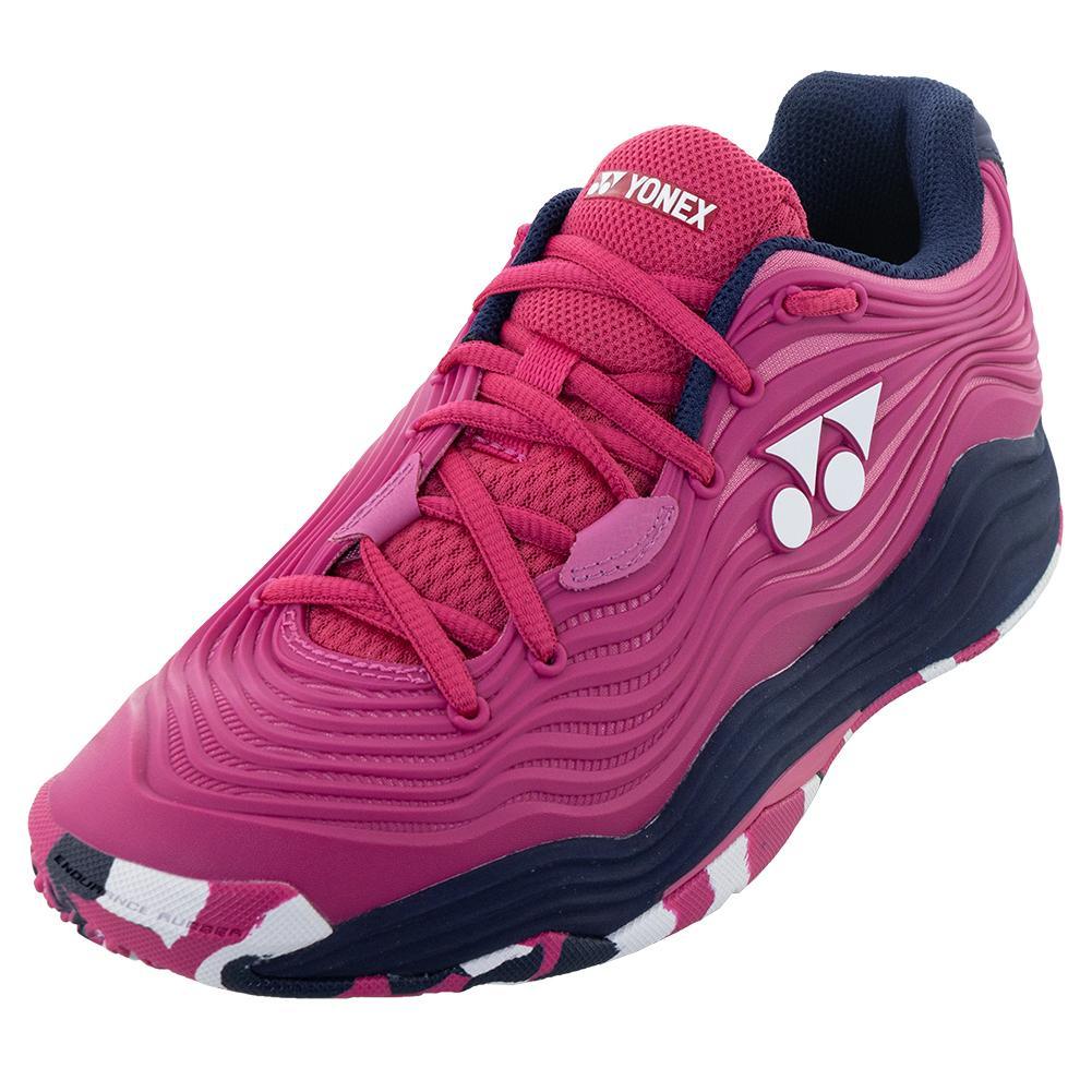 Women's FUSIONREV 5 Clay Tennis Shoes Rose Pink Footwear Yonex