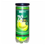 Quick Start 78 Green Felt Tennis Ball Can Oncourt Offcourt