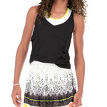 Girl's Serves Up Bralette Tennis Tank White and Black Apparel Lucky In Love