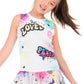 Girl's Tie Back Tennis Tank Apparel Lucky In Love