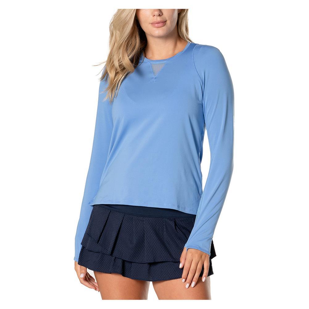 Women's LUV High Low Breezy Long Sleeve Tennis Top Apparel Lucky In Love