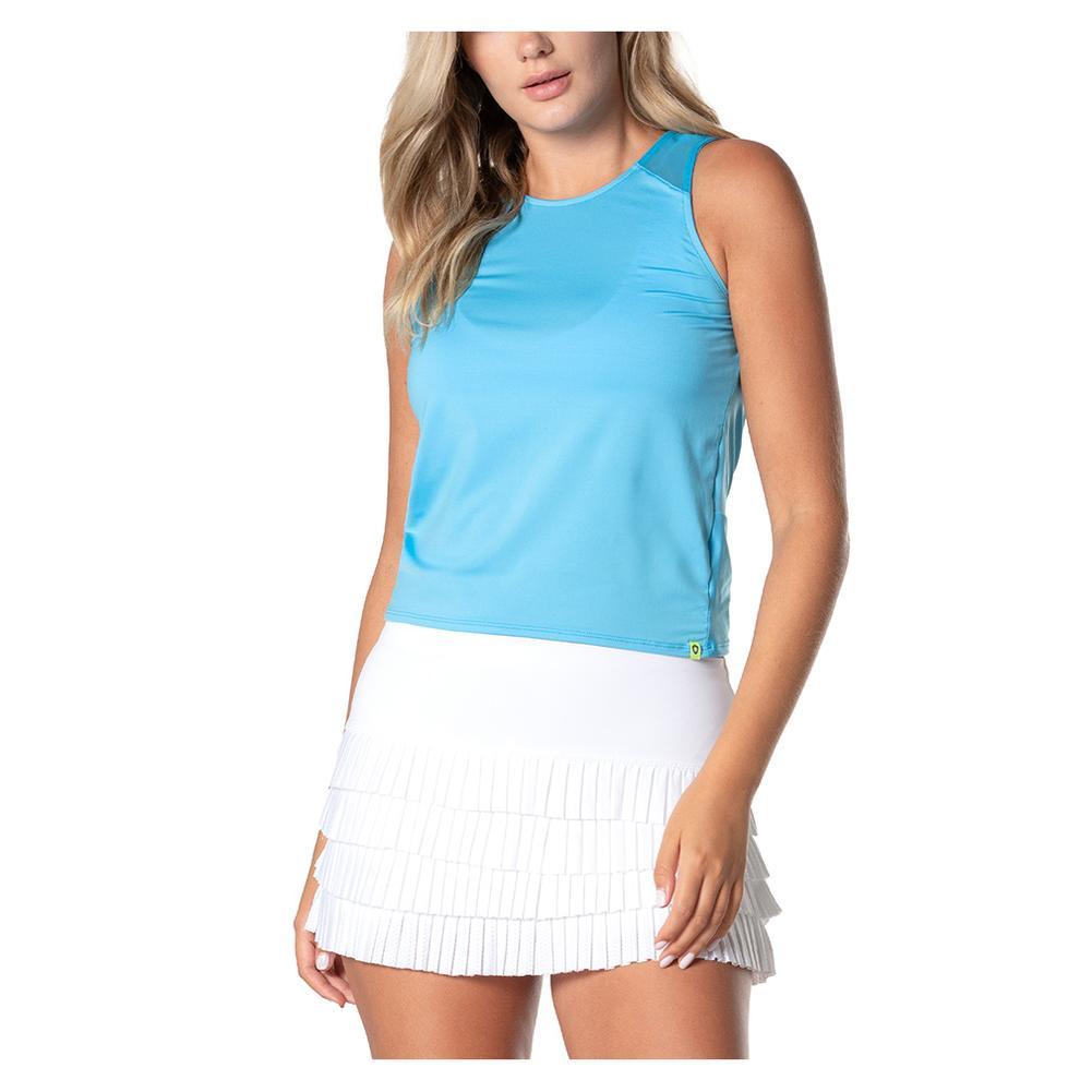 Women's LUV Freedom Crop Tennis Tank Apparel Lucky In Love