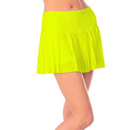Women`s Long Pleated Smocked Tennis Skort Apparel Lucky In Love