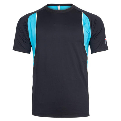 Men's Backspin Short Sleeve Mesh Tennis Crew Apparel Fila